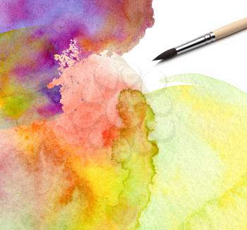 Abstract  watercolor painted background
