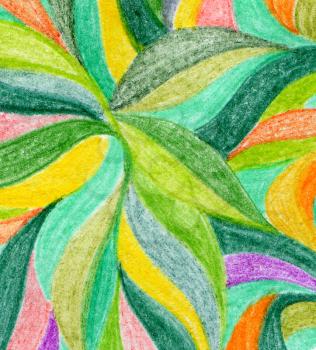 Abstract color pencil background