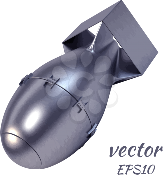 Atomic bomb. Vector illustration