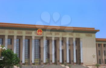 Great Hall of the People - building of Chinese parliament