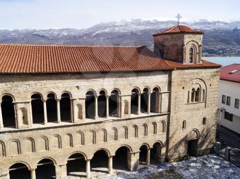Church of St. Sophia is one of the main landmarks in Ohrid, Macedonia 