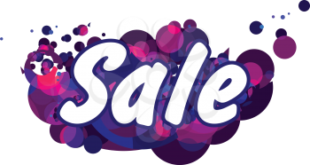 Royalty Free Clipart Image of the Word Sale
