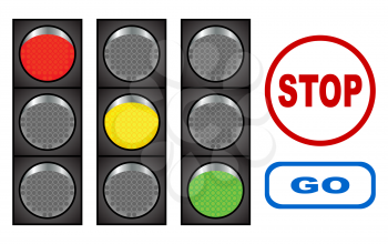 Traffic light.