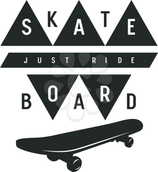 Skateboard t shirt design . Graphic Tee. Skateboarding typography. Vector illustration