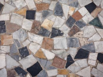 irregular stone floor texture useful as a background (aka opus incertum)