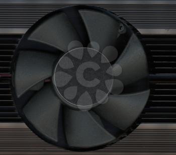 computer fan for active cooling of electronic components