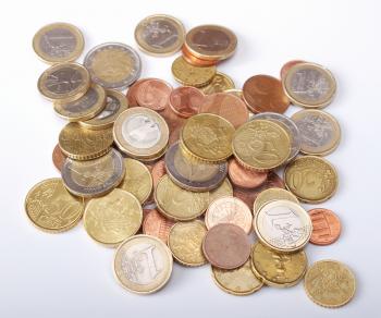 Euro coin (currency of the European Union)