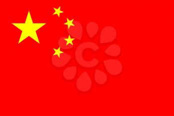 Chinese flag of the People Republic of China