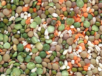 Beans soup salad food useful as background