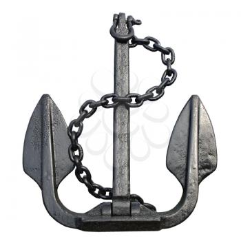 Anchor isolated over white background