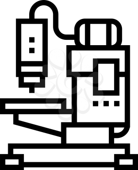welding apparatus line icon vector. welding apparatus sign. isolated contour symbol black illustration