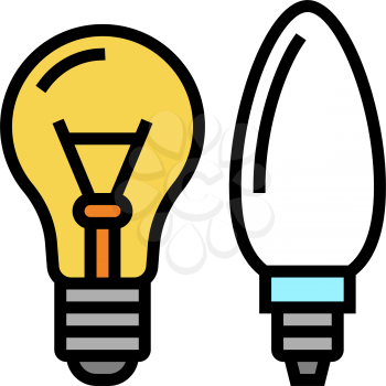 light bulb glass production color icon vector. light bulb glass production sign. isolated symbol illustration