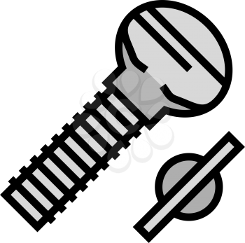 thumb screw color icon vector. thumb screw sign. isolated symbol illustration