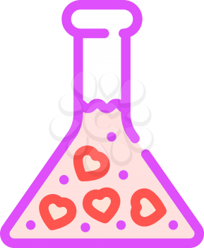 love potion color icon vector. love potion sign. isolated symbol illustration