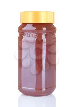 Royalty Free Photo of a Jar of Homemade Honey 