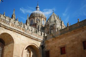 Royalty Free Photo of the Cathedral in Salamanca