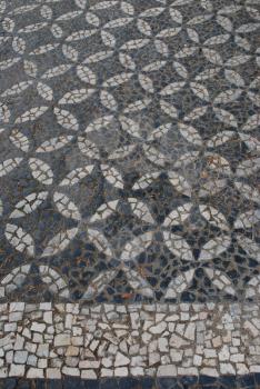Royalty Free Photo of Pavement on Portugal Calada