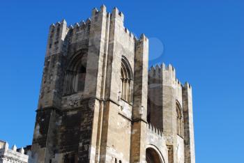 Royalty Free Photo of the Oldest Church in Portugal