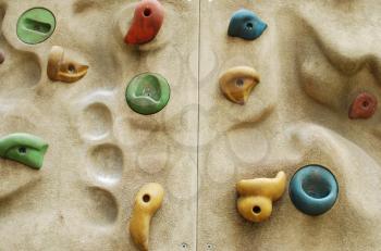 Royalty Free Photo of Climbing Wall Details