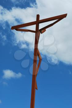 Royalty Free Photo of a Crucifixion of Jesus