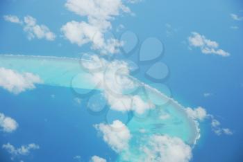 Royalty Free Photo of the View of Maldives Island