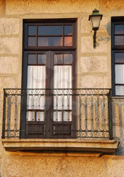 Royalty Free Photo of a Balcony in Porto, Portugal
