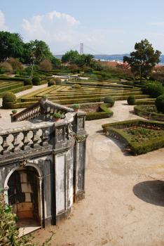 Royalty Free Photo of the Ajuda Garden in Lisbon, Portugal