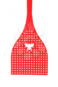 Royalty Free Photo of a Red Fly Swatter