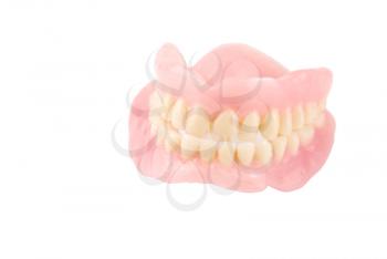 Royalty Free Photo of a Set of Acrylic Dentures 