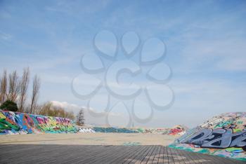 Royalty Free Photo of a Skate Park