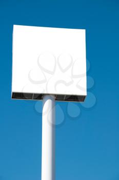 Royalty Free Photo of a Blank Billboard Sign