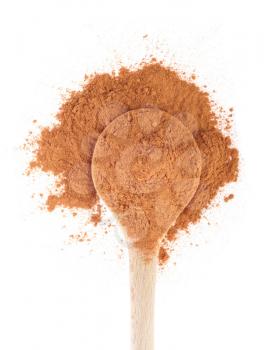 Royalty Free Photo of a Spoonful of Cinnamon