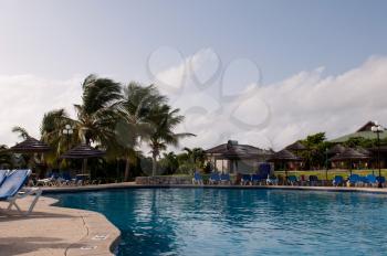 Royalty Free Photo of a Resort Swimming Pool
