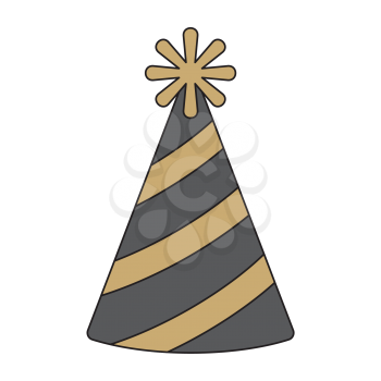 Rpyalty-Free Clipart Image of a Party Hat