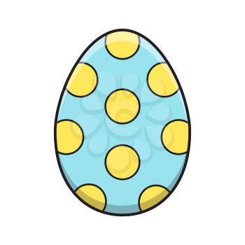 Royalty-Free Clipart Image of an Easter Egg