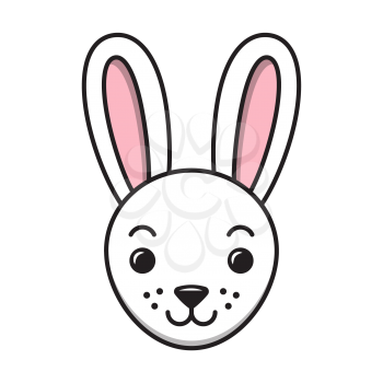 Royalty-Free Clipart Image of a Rabbit 