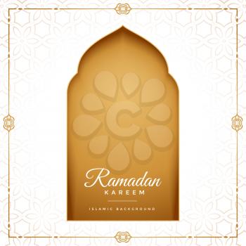 eid mubarak ramadan kareem islamic greeting design