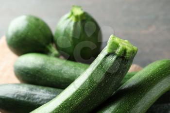Ripe zucchinis, closeup�