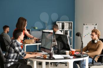IT specialists working in office�
