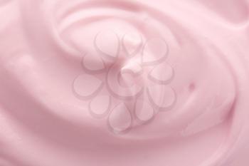 Texture of tasty yogurt, closeup�