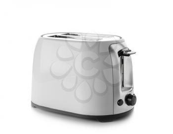 Modern toaster on white background�