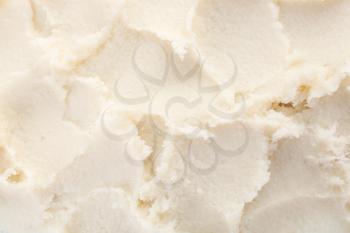 Texture of shea butter, closeup�
