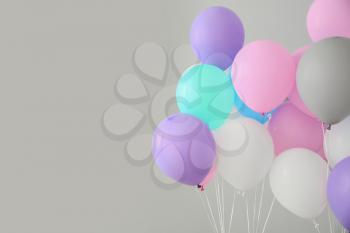 Air balloons on light background�
