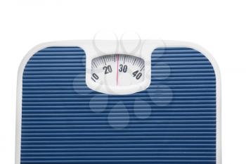 Modern scales on white background�