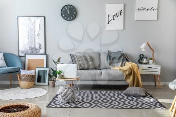 Interior of beautiful modern living room�