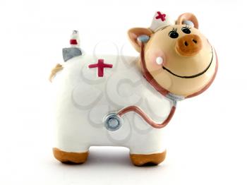 Royalty Free Photo of a Medical Pig
