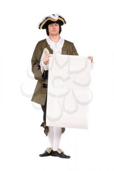 Royalty Free Photo of a Man in a Historical Costume