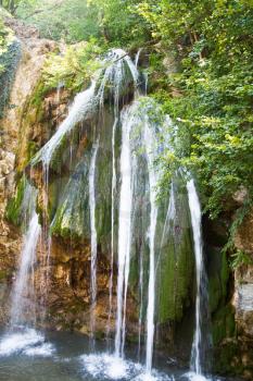 Royalty Free Photo of the Waterfall at Dzhur-dzhur in the Crimean Mountains