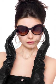 Royalty Free Photo of a Woman With Sunglasses