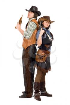 Royalty Free Photo of a Western Couple
